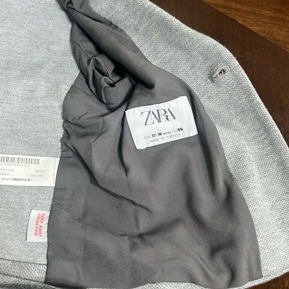 ZARA STRETCH SUIT JACKET AND PANTS - Picture 7 of 16